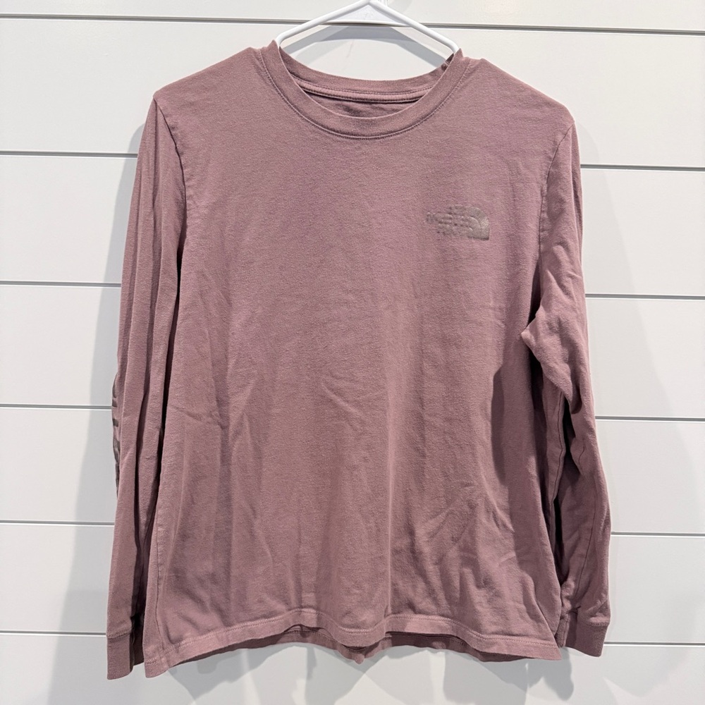 The North Face Long-Sleeve Crew — Dusty Mauve